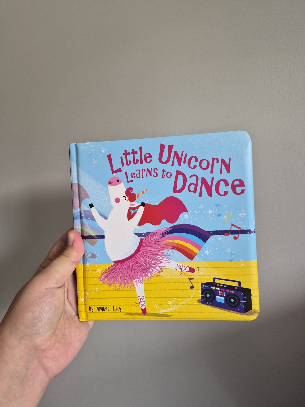 Little Unicorn Learns to Dance Kids Board Book